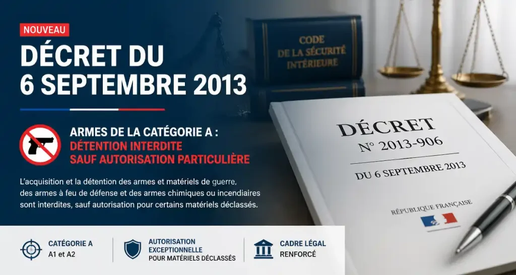 Nouveau décret du 6 septembre 2013