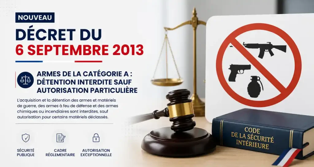 Nouveau décret du 6 septembre 2013
