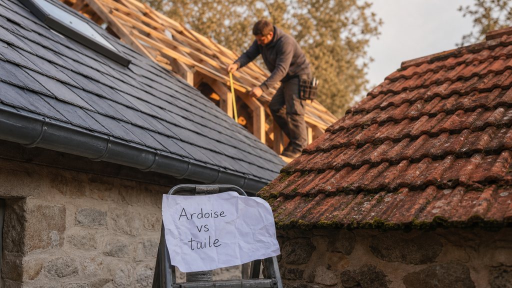 Ardoise tuile : toitures en ardoise et en tuiles