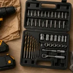 Cadeau bricolage homme : perceuse-visseuse, coffret et niveau laser