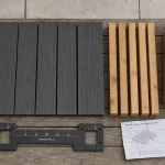 Kit terrasse prêt à poser : lames, lambourdes et fixations