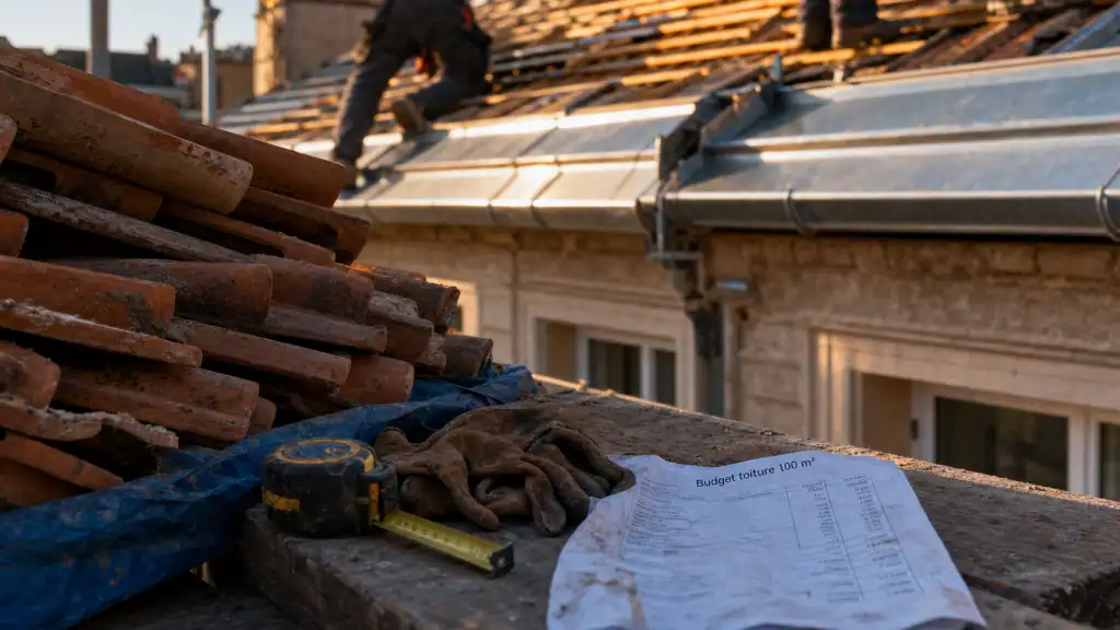 Prix d une toiture 100m2 : chantier rénovation de toiture