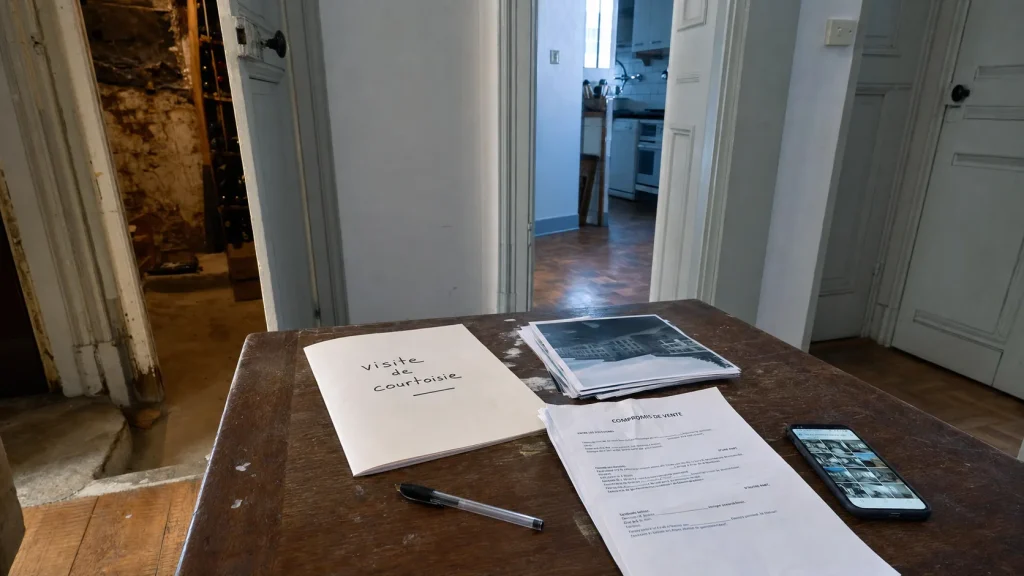 Visite avant signature notaire : checklist en 24h, documents et photos