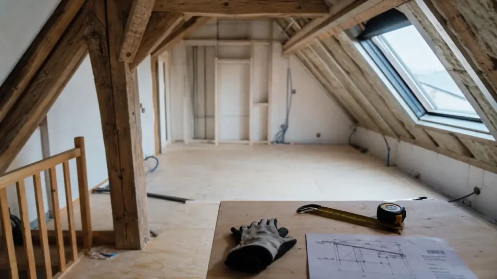Aménager des combles : hauteur 1,80 m, pente à 30° et autorisations à vérifier