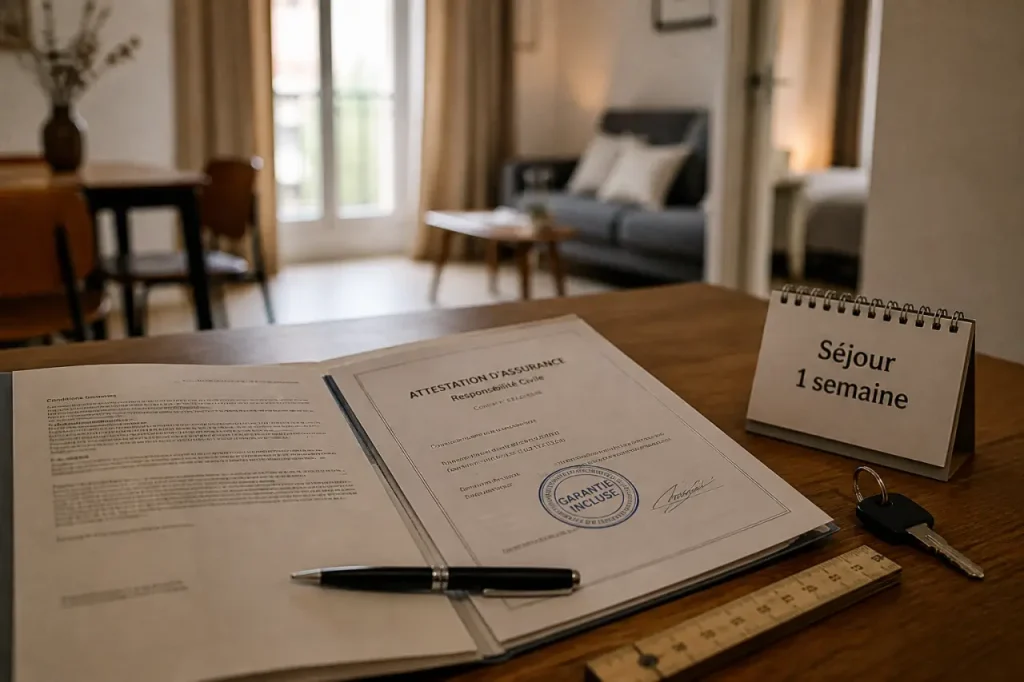 Assurance habitation courte durée : obligatoire avec un bail, couverte par la villégiature dans certains cas
