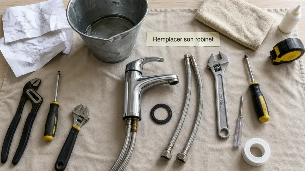 Changer un robinet de cuisine sans fuite : arrivée d’eau, joints et erreurs à éviter