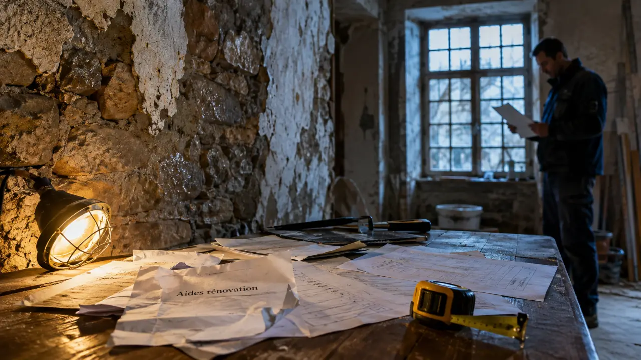 Aide à la rénovation maison ancienne : humidité et aides pour maison en rénovation