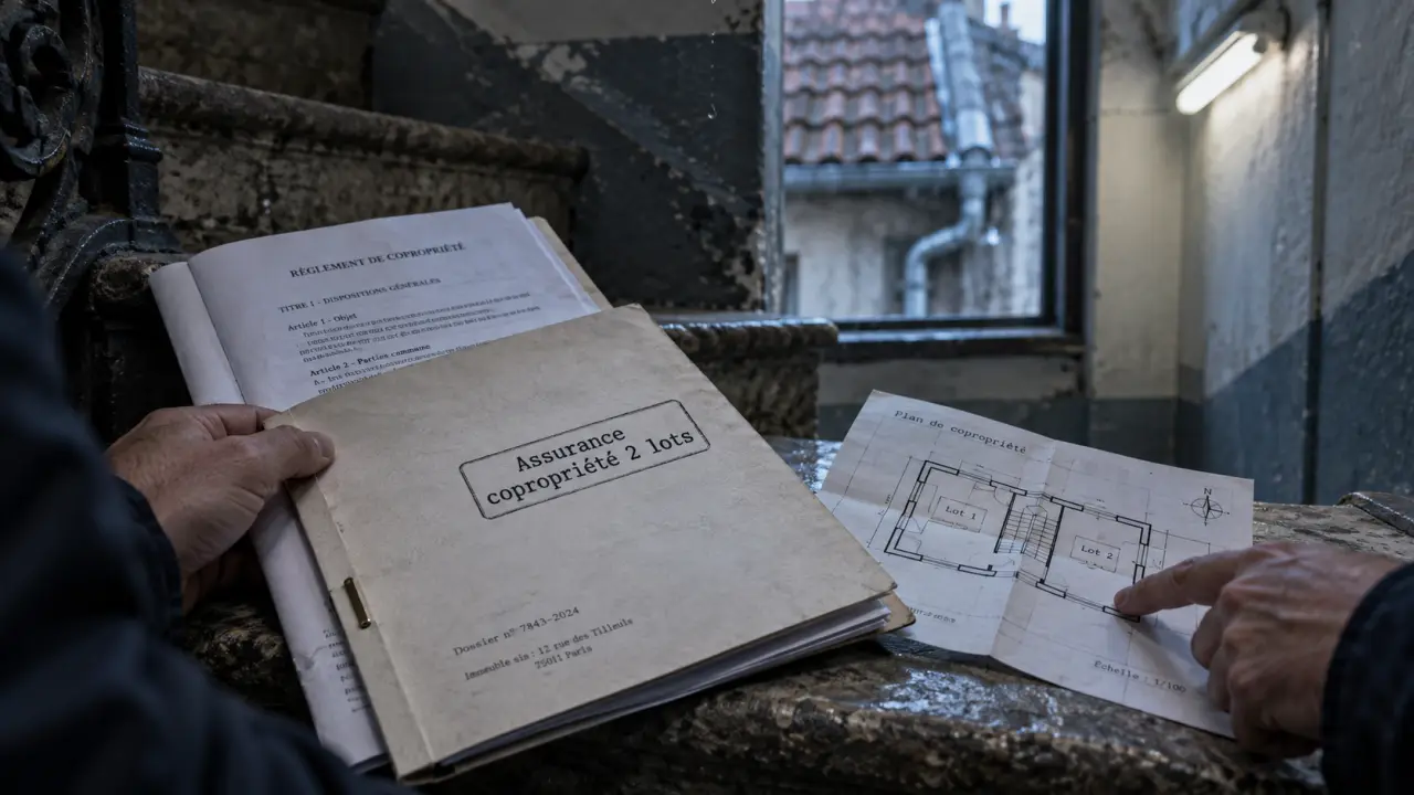 Assurance copropriété 2 lots : protection commune indispensable pour l’immeuble