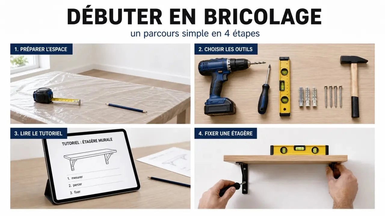 Savoir bricoler blog : illustration pas à pas des bases du bricolage pour débutant