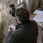 Expert en batiment independant : fissure et humidité sur mur de façade, avant litige